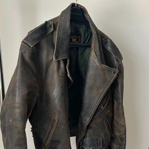 VINTAGE First Leather Biker Jacket